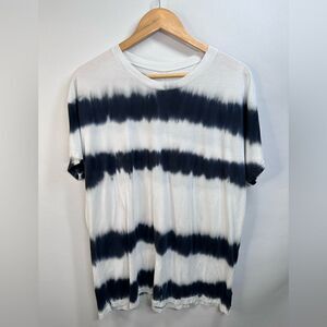 Good hYOUman Black and White Tie Dye Short Sleeve T-Shirt Size XL